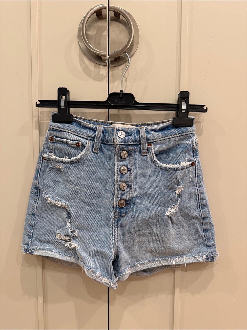 High rise mom short
